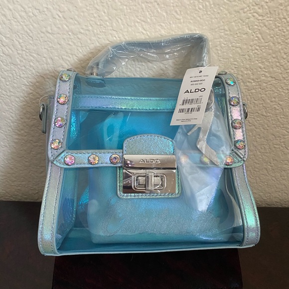 aldo blue bag